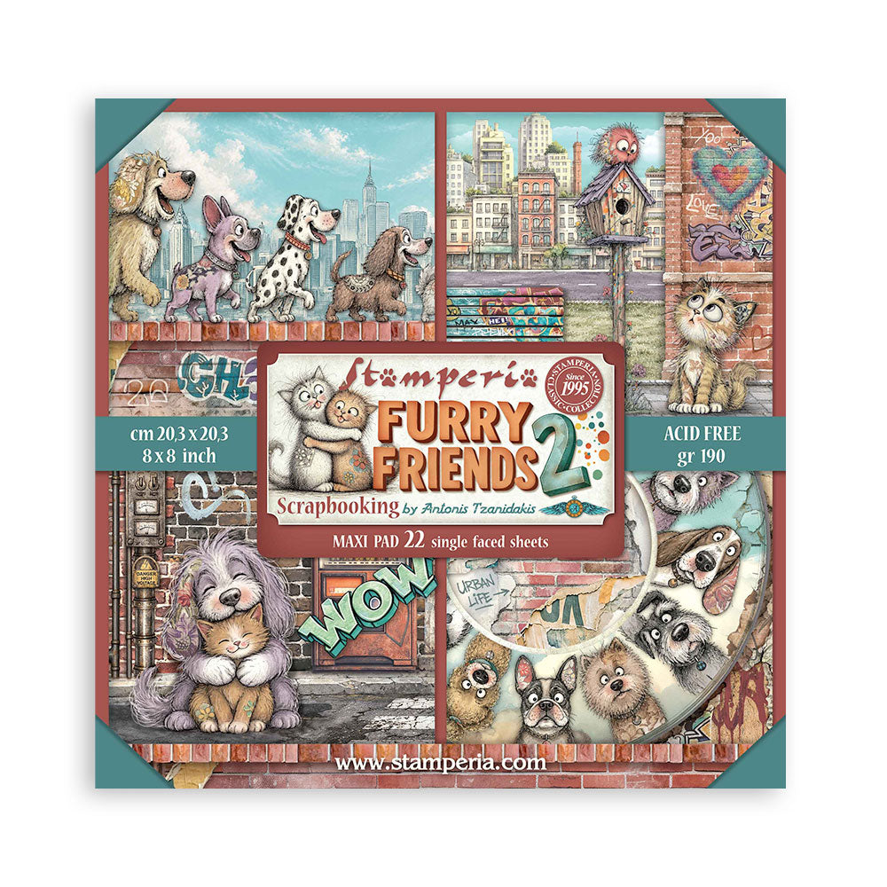 Stamperia Furry Friends 2 Collection