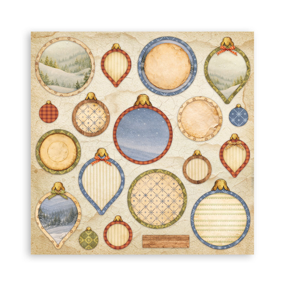 Stamperia Silent Night 12"x12" Single Face Pad - 22 Single Faced Sheets