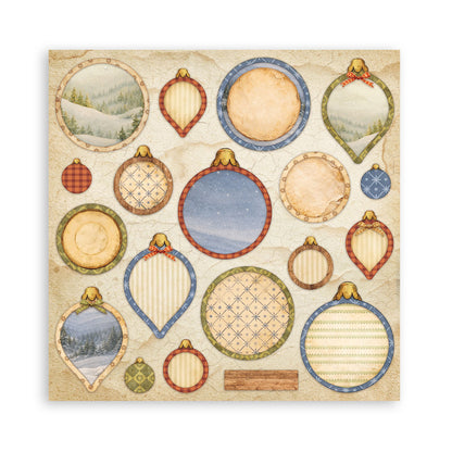 Stamperia Silent Night 12"x12" Single Face Pad - 22 Single Faced Sheets