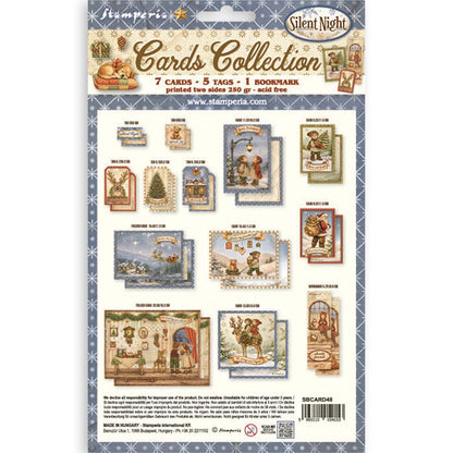 Stamperia Silent Night Cards Collection