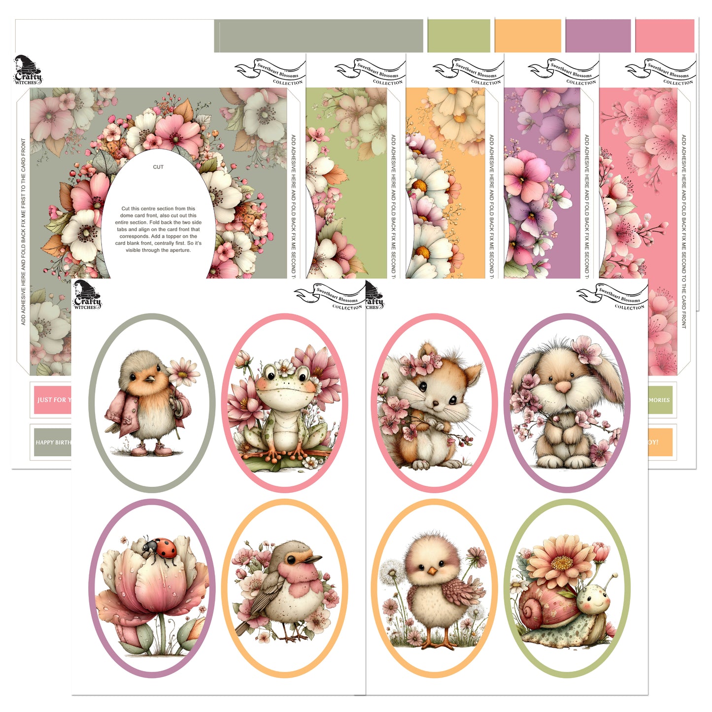The Crafty Witches Magical Sweetheart Blossoms Complete Digital Bundle