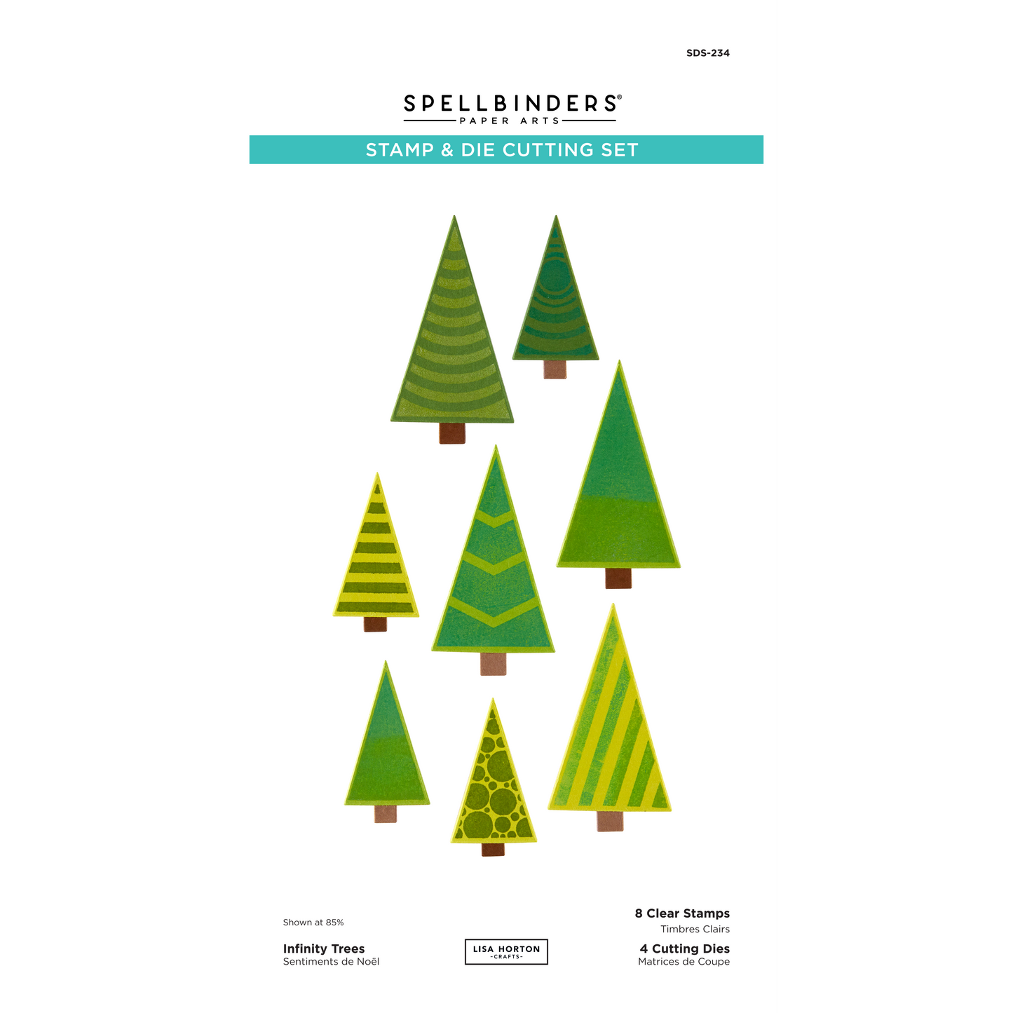 Spellbinders Snowflake Kisses Collection Stamps and Dies Bundle