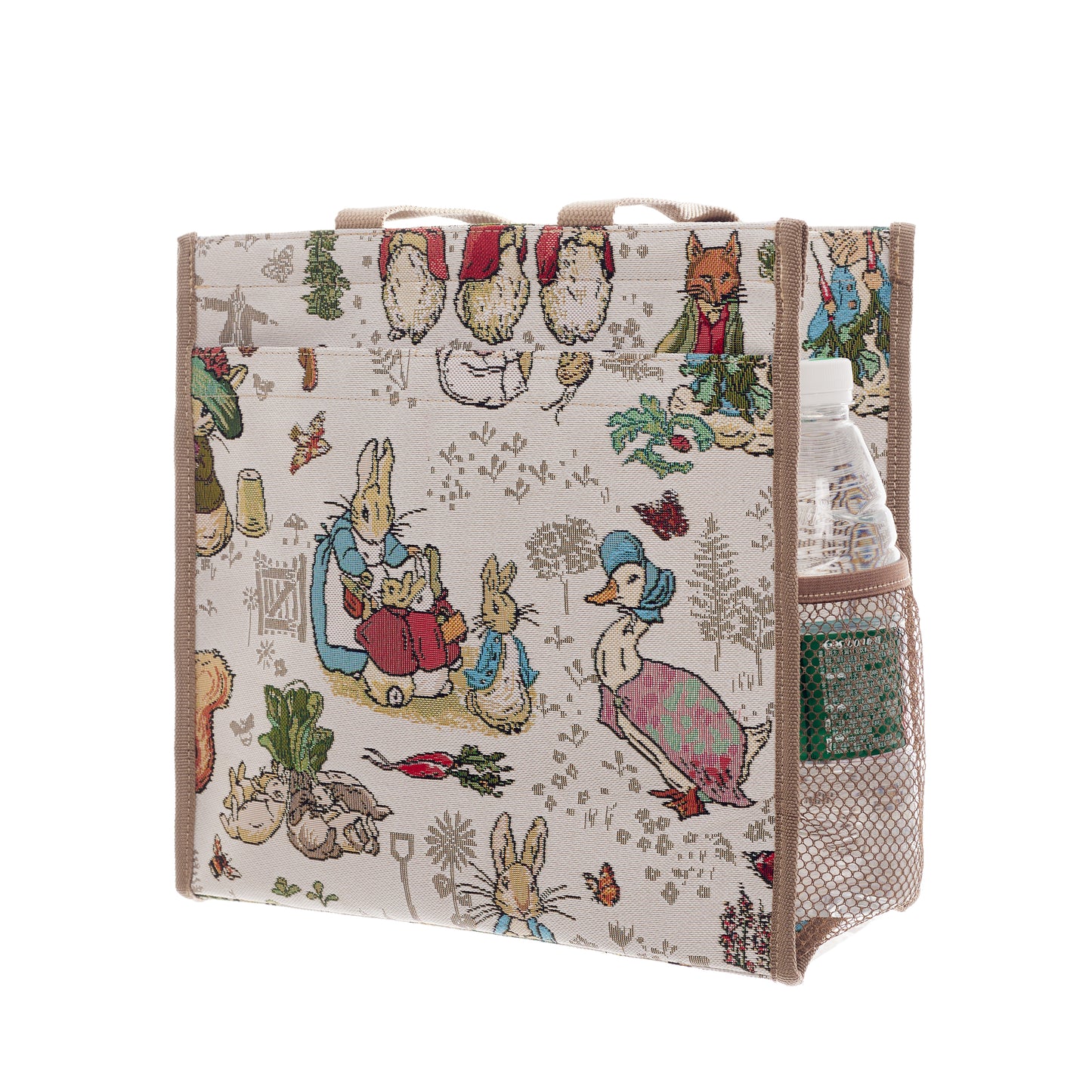 Signare Tapestry Beatrix Potter Peter Rabbit Automatic Umbrella with Shopper Bag