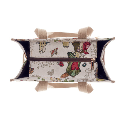 Signare Tapestry Beatrix Potter Peter Rabbit Automatic Umbrella with Shopper Bag