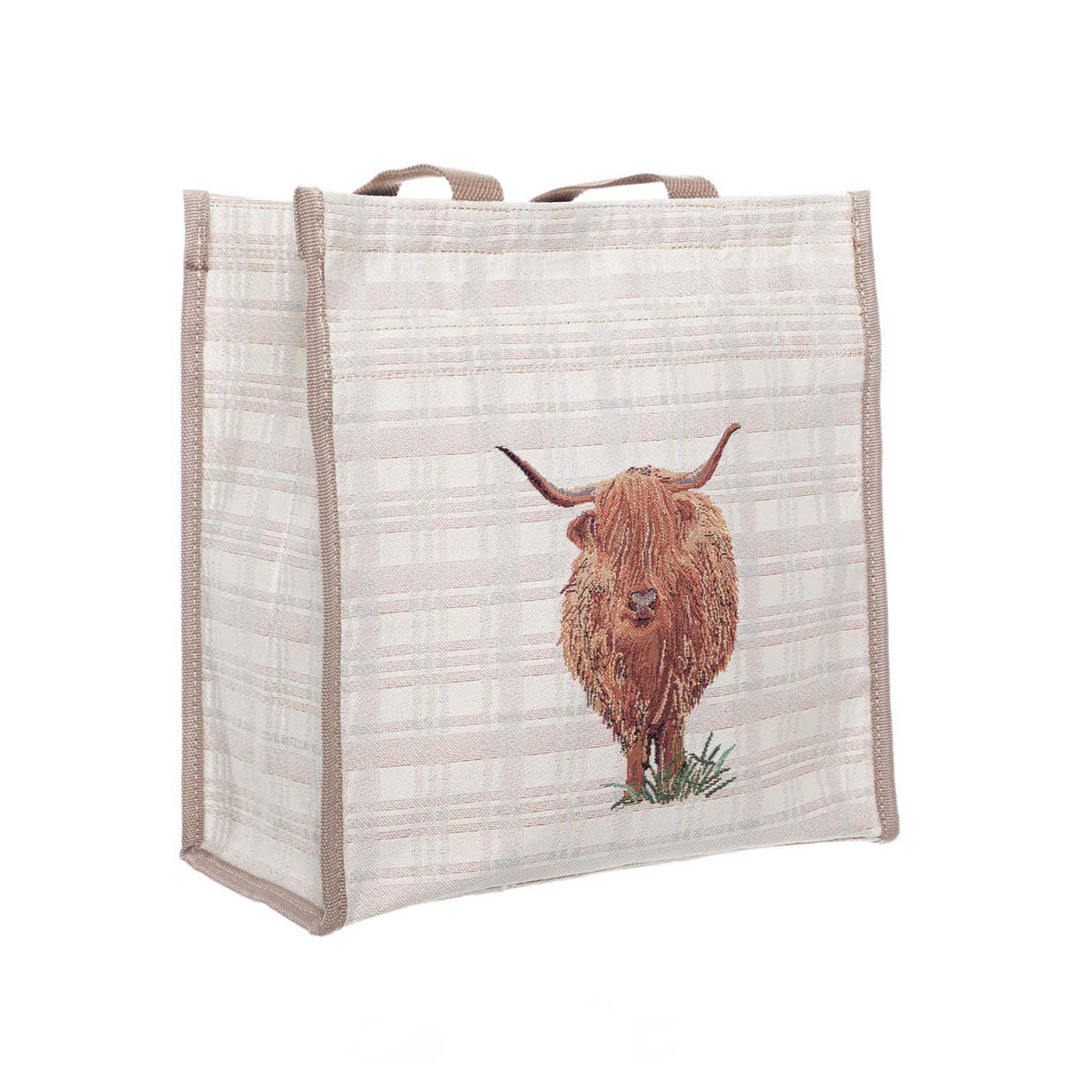 Signare Tapestry Highland Cow Shopper Bag