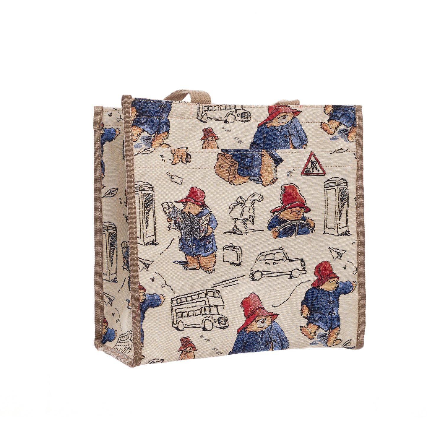 Signare Tapestry Paddington Original Automatic Umbrella with Shopper Bag