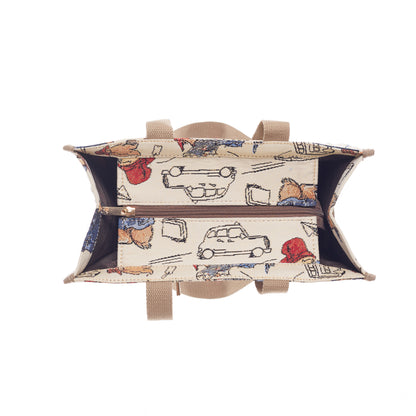 Signare Tapestry Paddington Original Automatic Umbrella with Shopper Bag