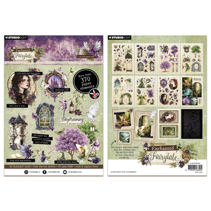 Studio Light Enchanted Fairytale Die-cut Paper Pad Die-cut Elements - 20 Sheets