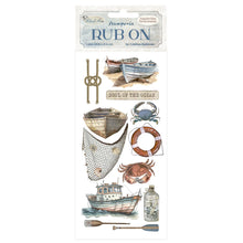Stamperia Silent Sea  Boat Rub-ons
