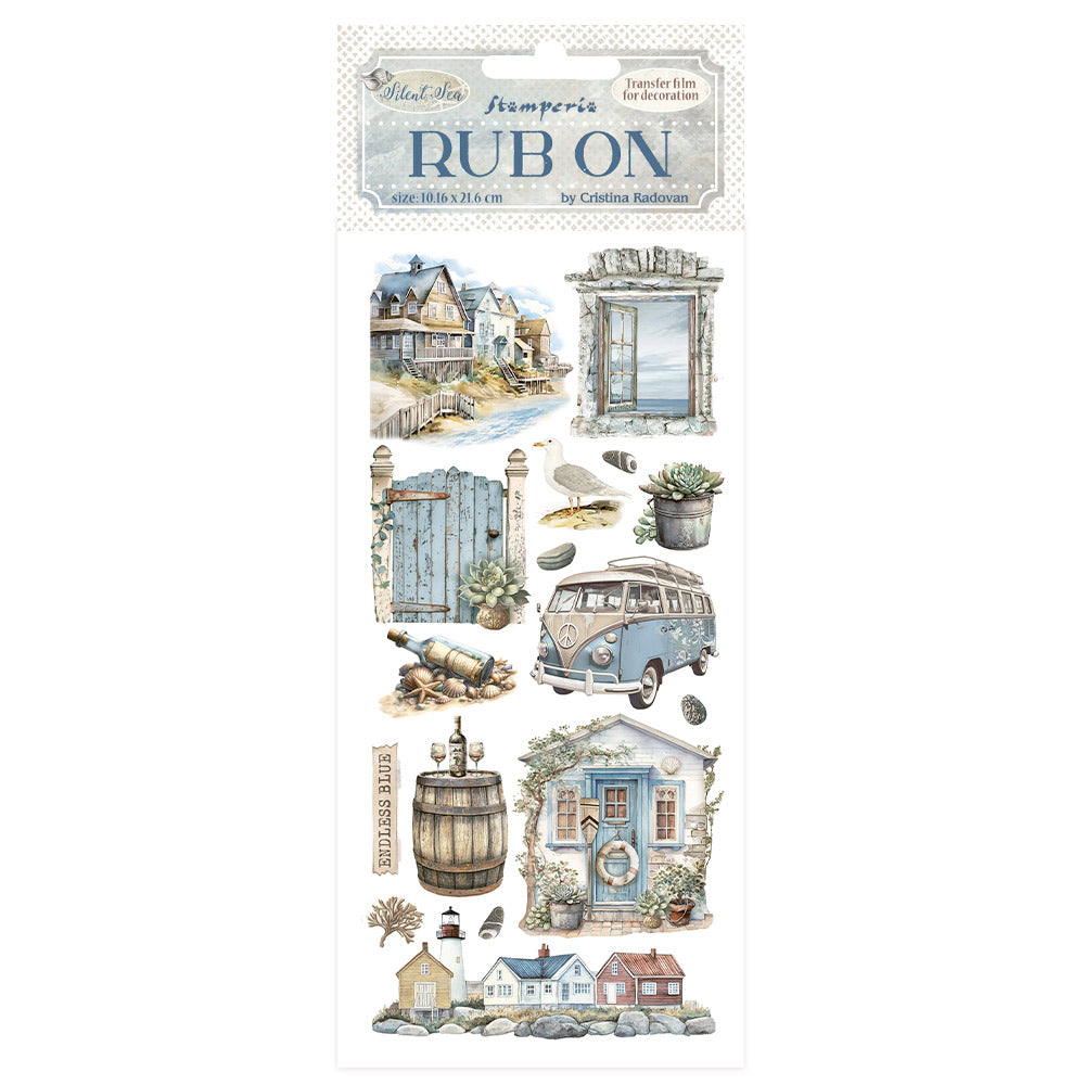Stamperia Silent Sea Landscape Rub-ons