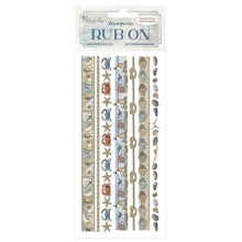 Stamperia Silent Sea Stripes Rub-ons
