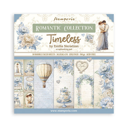 Stamperia Timeless 12"x12" Double Sided Scrapbook Pad