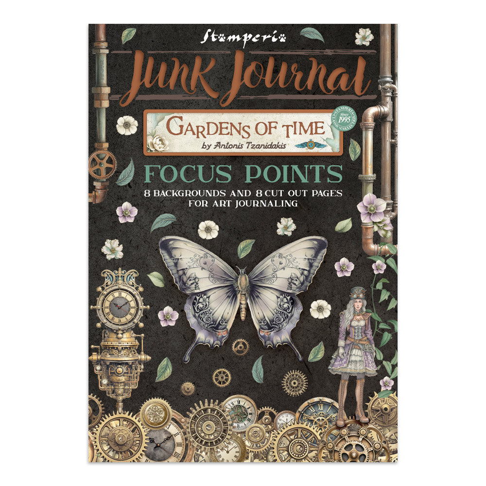 Stamperia Gardens of Time Junk Journal Focus Points