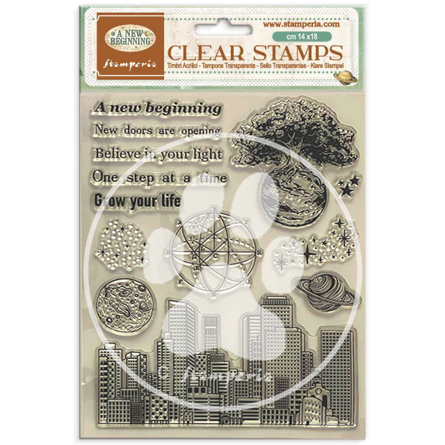 Stamperia A New Beginning Stamp Set