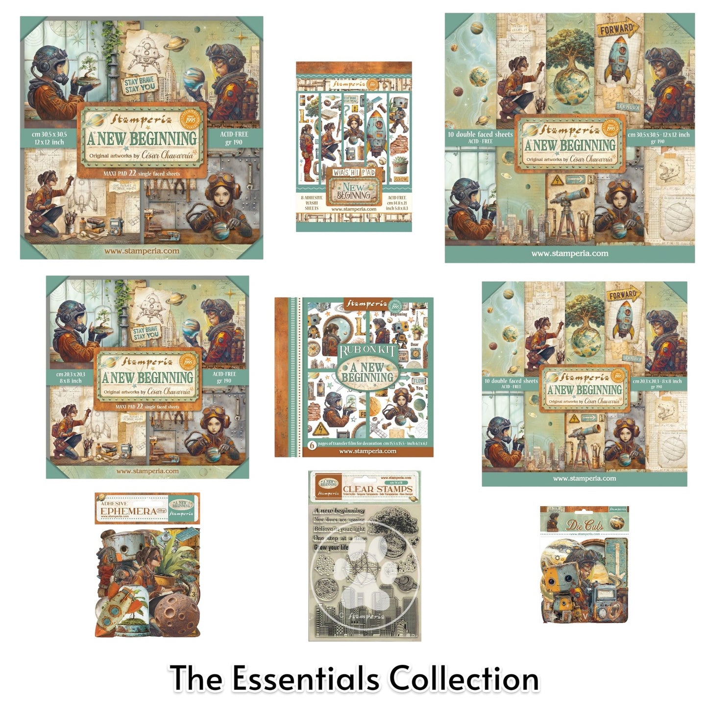Stamperia A New Beginning Collection