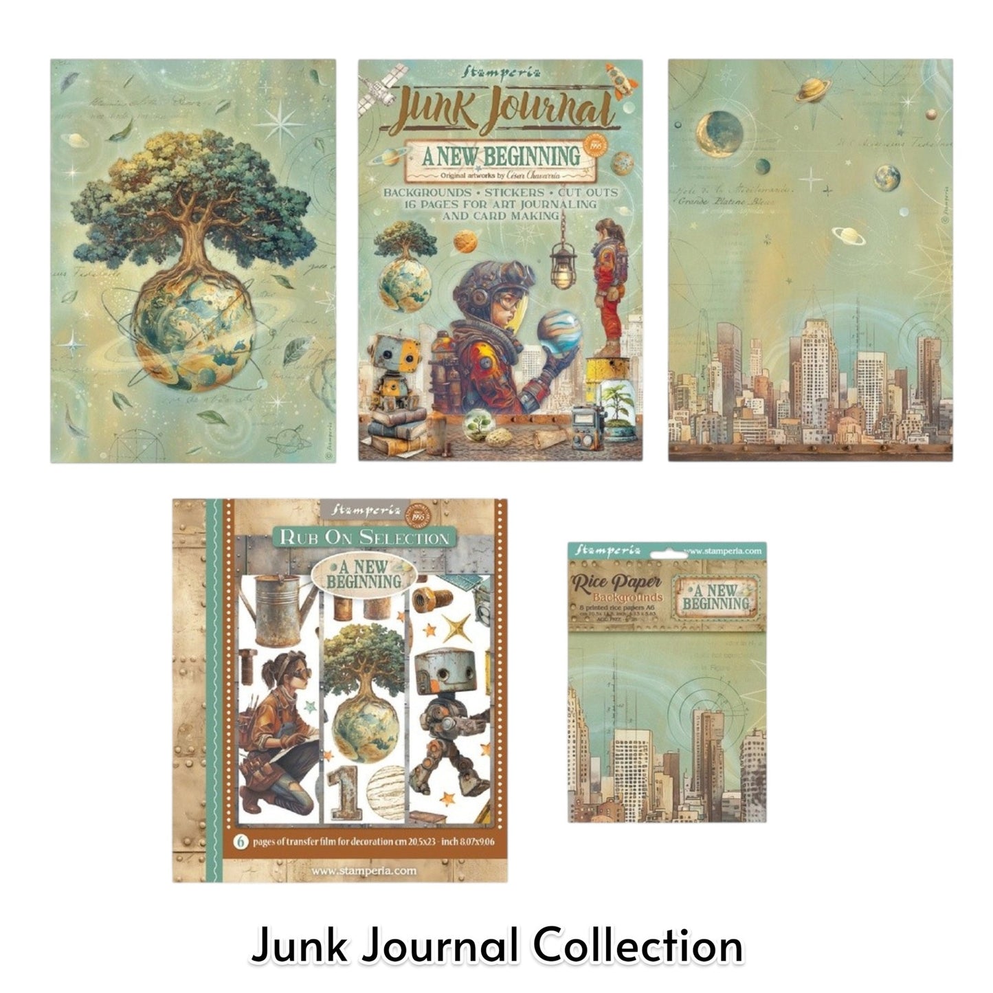 Stamperia A New Beginning Junk Journal Collection