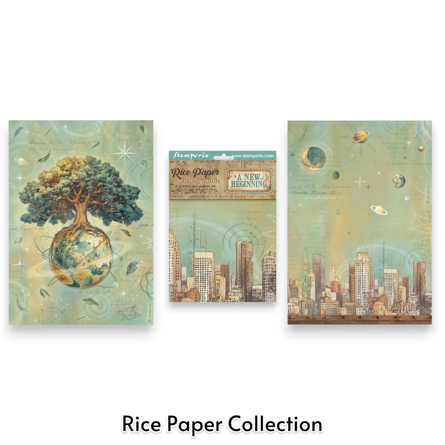 Stamperia A New Beginning Rice Paper Selection