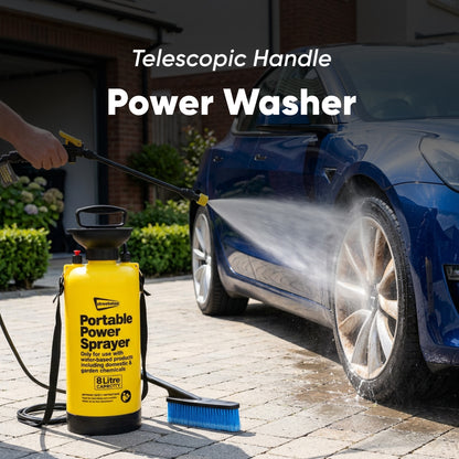 Streetwize 8L Pressure Sprayers with Extra Wash Brush