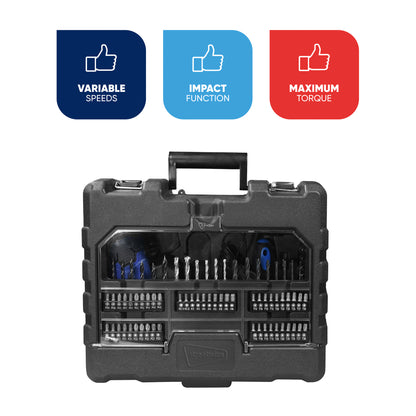 Streetwize 86PC Tool Kit with Power Drill
