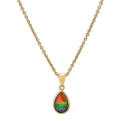 Canadian Ammolite Gems by Kenneth Bradley 'Sandra' Pendant