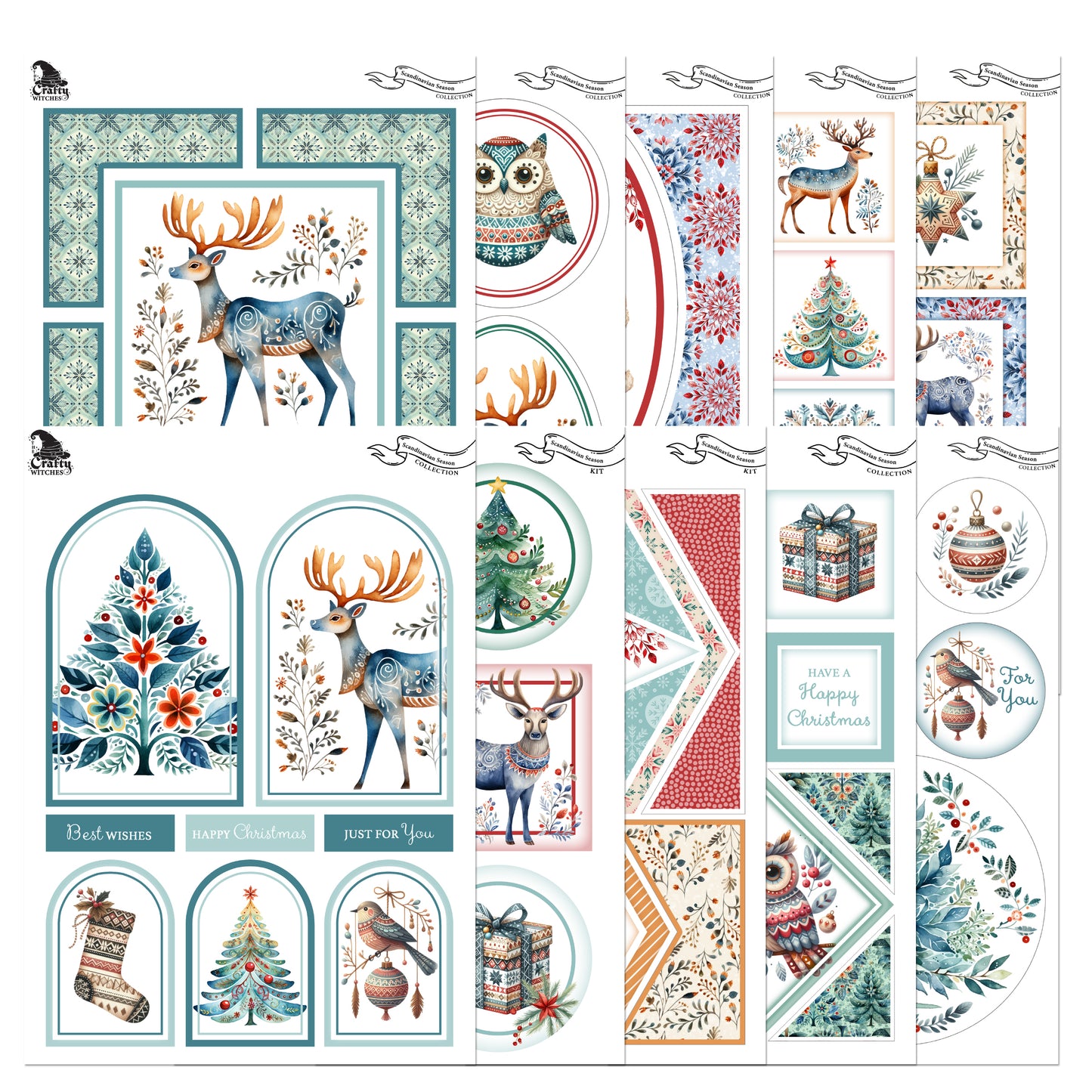 The Crafty Witches Magical Scandinavian Season Digital Collection