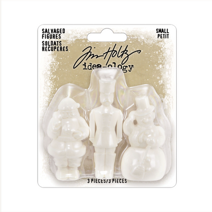 Included in Tim Holtz Idea-ology Woodland Wonders Collection: Tim Holtz idea-ology Christmas Salvaged Figures Small th94359