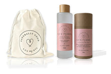 Luv My Oil 30ml Rose Facial Oil, 100ml Floral Toner and Toiletry Pouch
