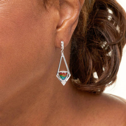 Canadian Ammolite Gems by Kenneth Bradley ‘Serena’ Earrings