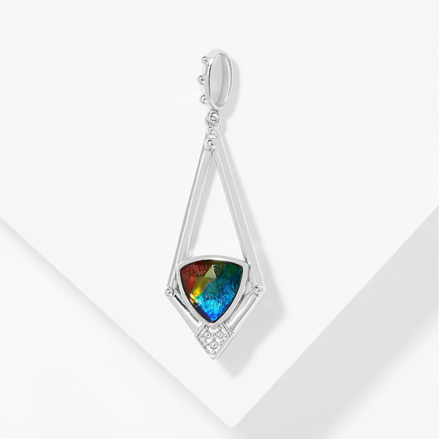 Canadian Ammolite Gems by Kenneth Bradley ‘Serena’ Pendant