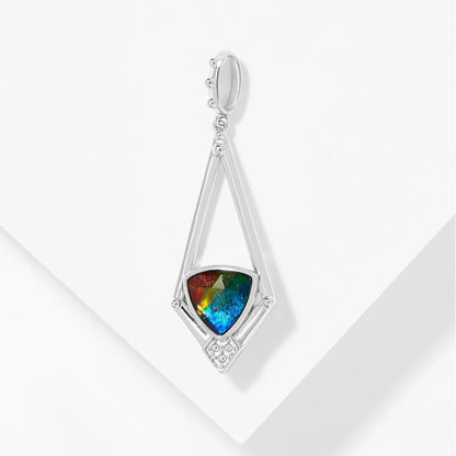 Canadian Ammolite Gems by Kenneth Bradley ‘Serena’ Pendant