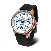Vostok Europe Expedition North Pole 1 YN55-595B641 (Blue Silicone Strap) Watch