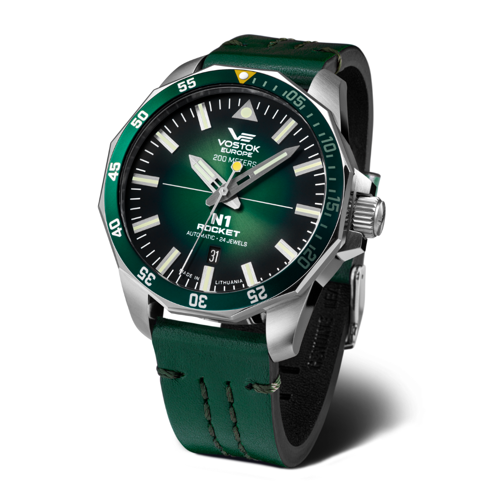 Vostok Europe N1 Rocket NH35-225A710L (Leather Strap) Watch
