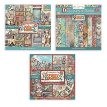 Stamperia Furry Friends 2 12" × 12" Paper Pad Selection