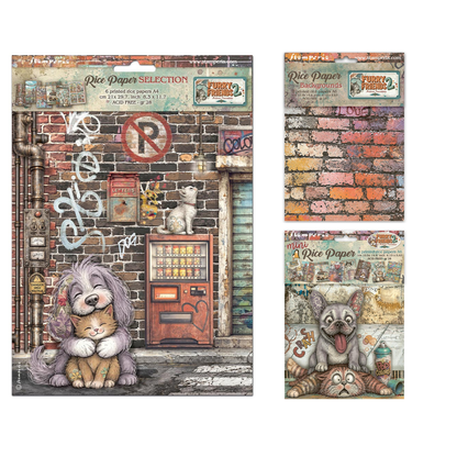 Stamperia Furry Friends 2 Rice Paper Selection