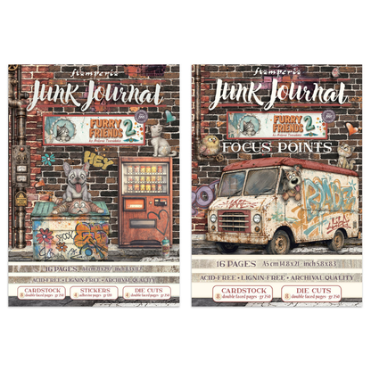 Stamperia Furry Friends 2 Junk Journal Collection