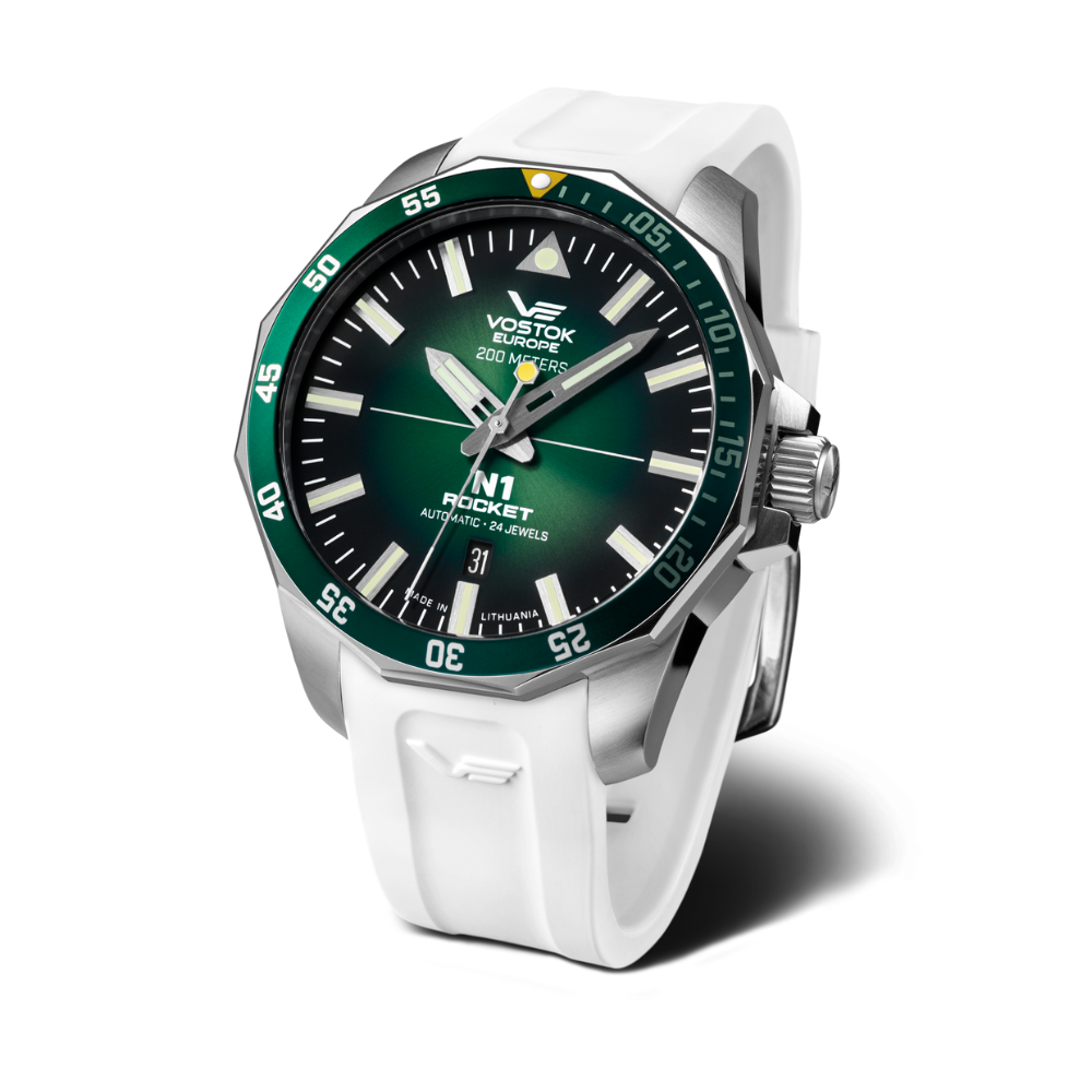Vostok Europe N1 Rocket NH35-225A710 (Silicone Strap) Watch