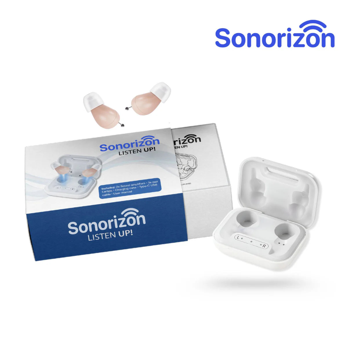 Sonorizon In-Ear Sound & Hearing Amplification Device