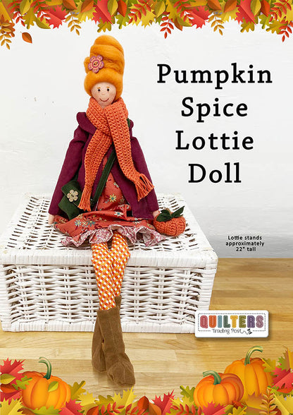 Quilter's Trading Post Pumpkin Spice Lottie Doll Pattern