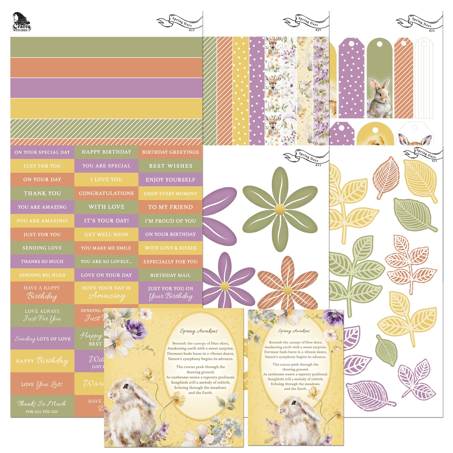 The Crafty Witches Spring Days Digital Collection