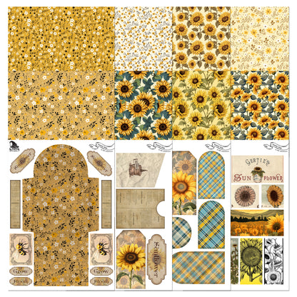 The Crafty Witches Sunny Side Junk Journal Digital Collection