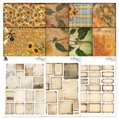The Crafty Witches Sunny Side Junk Journal Digital Collection