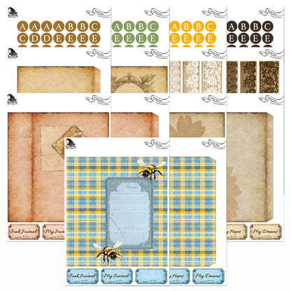 The Crafty Witches Sunny Side Junk Journal Digital Collection