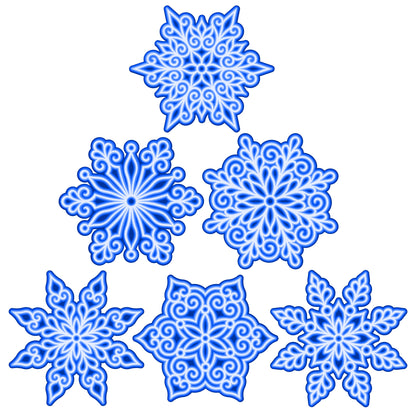 The Crafty Witches Super Layered Snowflakes SVG Files