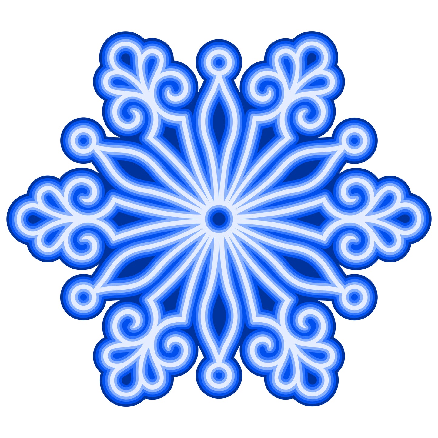 The Crafty Witches Super Layered Snowflakes SVG Files