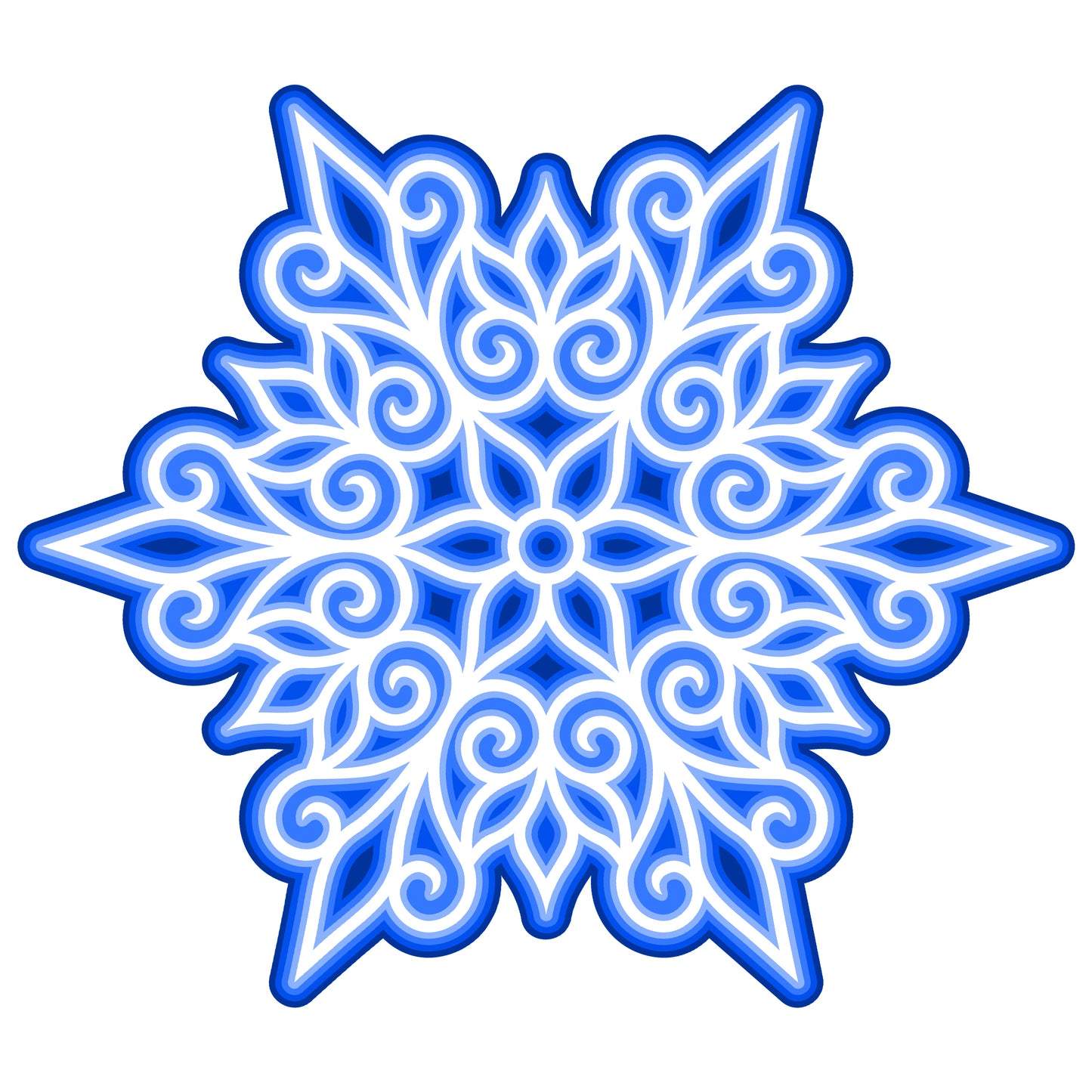 The Crafty Witches Super Layered Snowflakes SVG Files