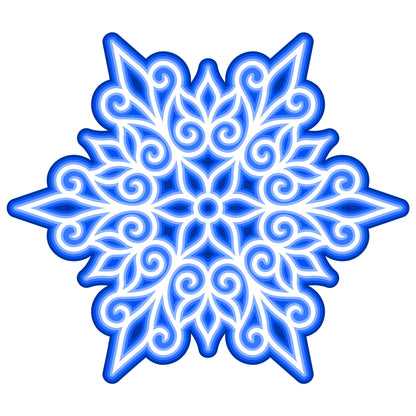The Crafty Witches Super Layered Snowflakes SVG Files