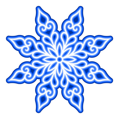 The Crafty Witches Super Layered Snowflakes SVG Files