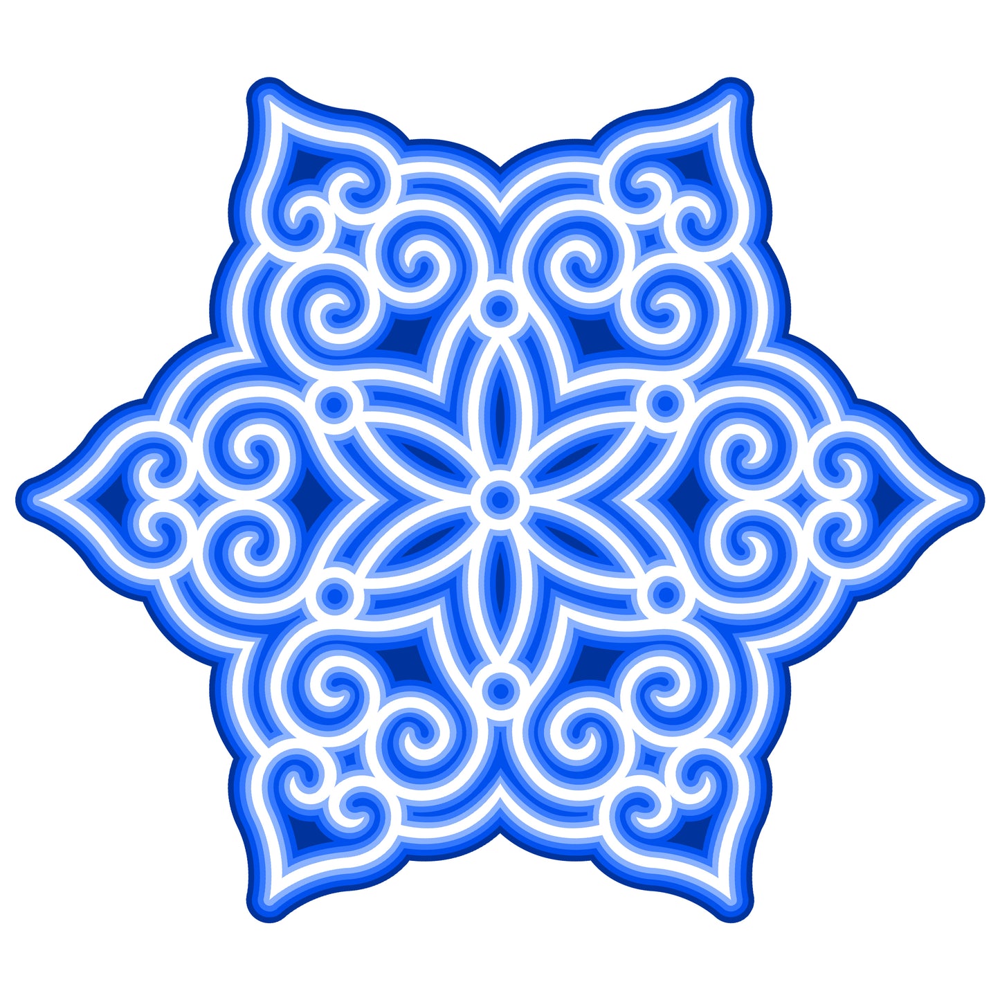The Crafty Witches Super Layered Snowflakes SVG Files