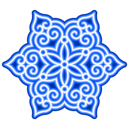 The Crafty Witches Super Layered Snowflakes SVG Files