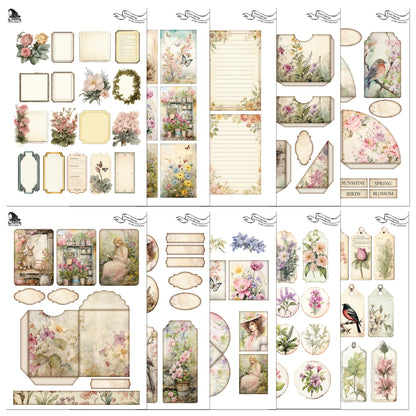 The Crafty Witches Sweet Spring Junk Journal Digital Collection
